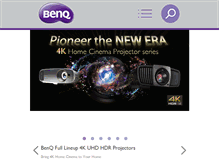 Tablet Screenshot of ap.benq.com