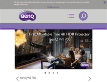 Tablet Screenshot of benq.no