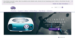 Desktop Screenshot of benq.at