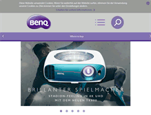 Tablet Screenshot of benq.ch